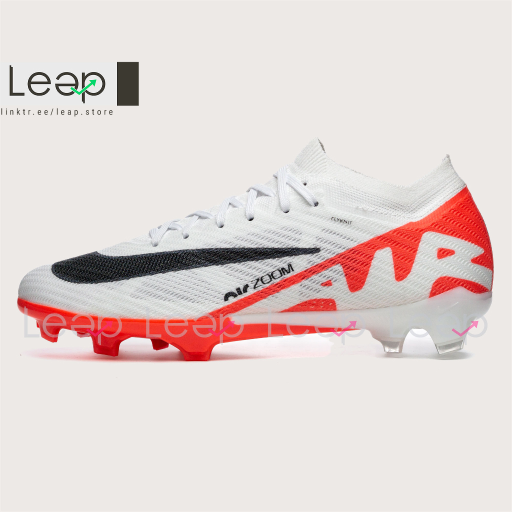 Sepatu Bola Nike Mercurial Vapor 15 Elite FG White Crimson Black