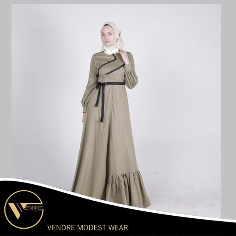 Jual Abaya Vendre By Kursien Karzai bahan katun gamis pesta