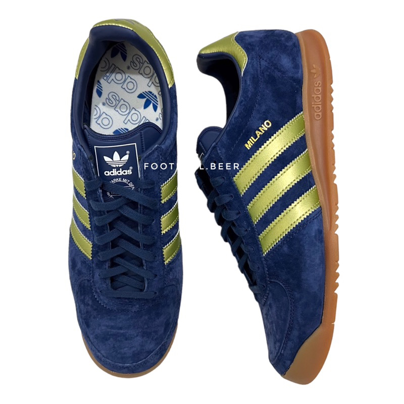 Adidas milano hot sale blue gold