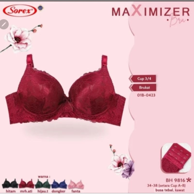 BH SOREX Maximizer Push Up Bra - Toko Bra Dan Celana Dalam