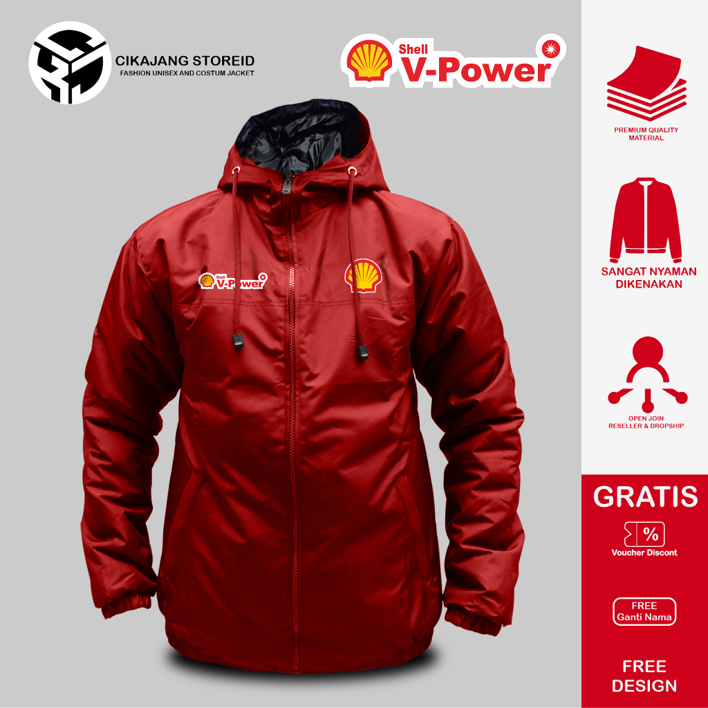 Shell v power on sale jacket