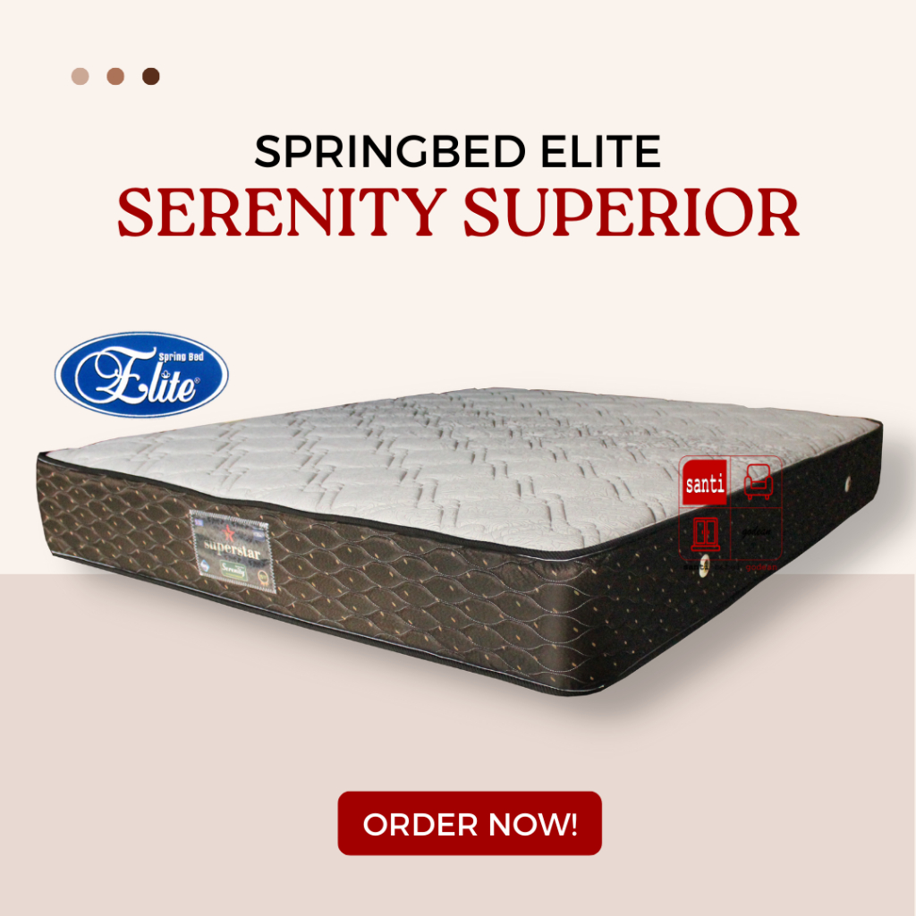 Springbed elite serenity superior 160 x 200 kasur saja