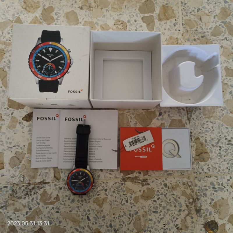 Jual fossil hot sale q hybrid