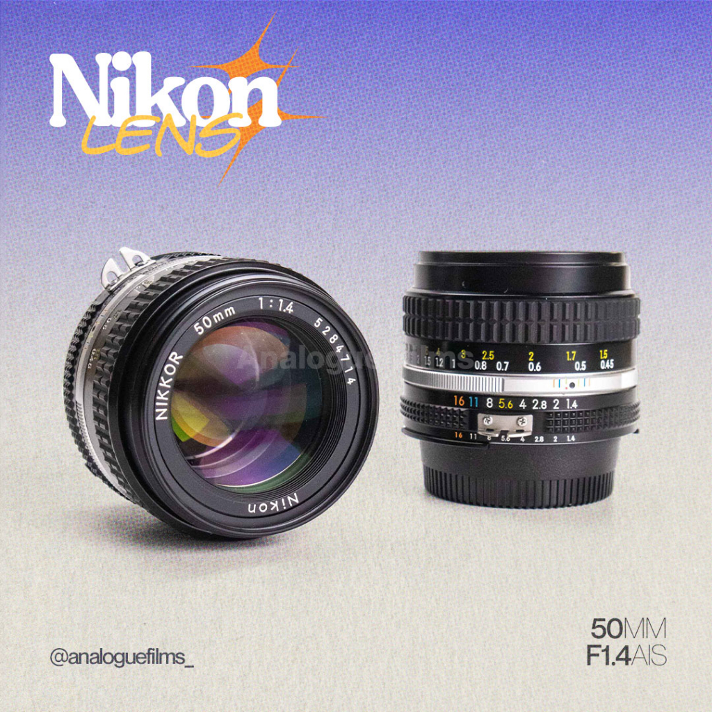 新品級　NIKON AI-S NIKKOR 50mm f1.4 MF Y665asd09