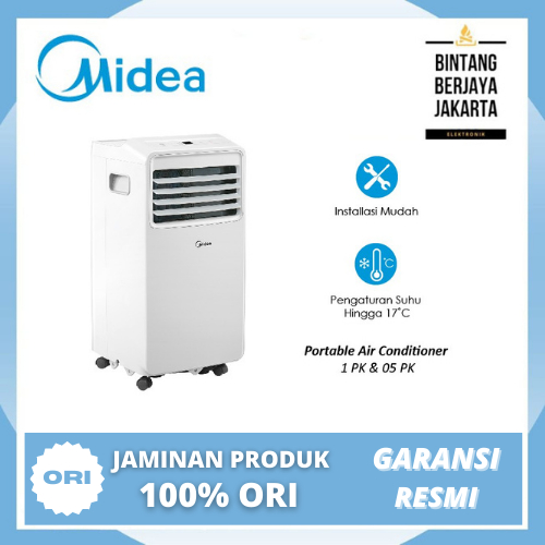 ac portable midea 0.5 pk