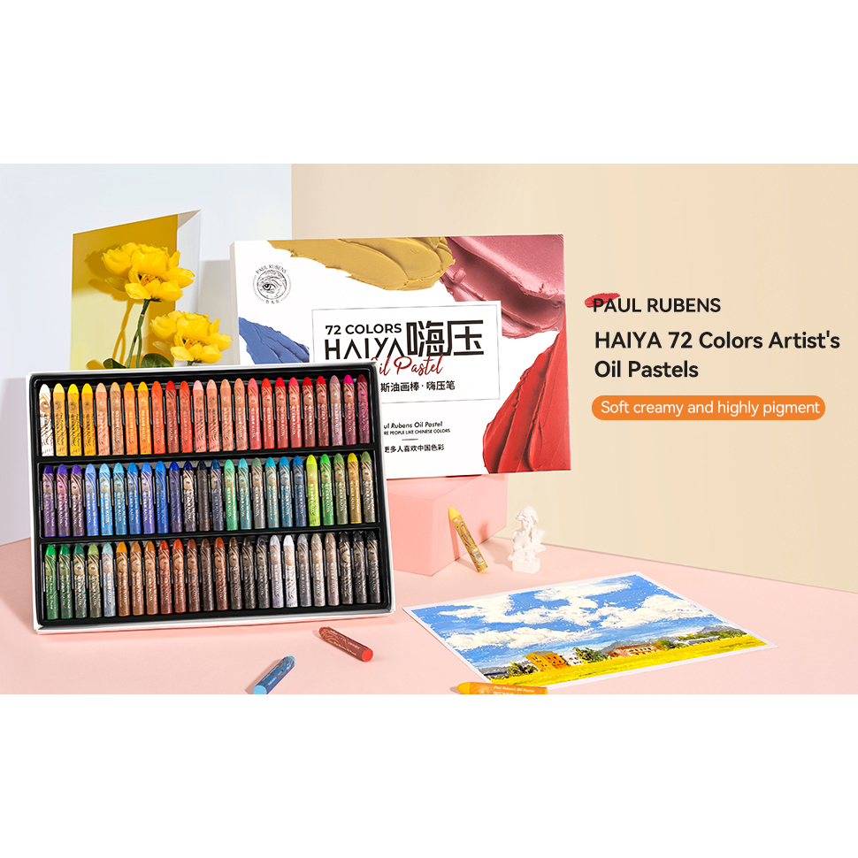 Jual Paul Rubens HAIYA Artist Soft Oil Pastels 48 60 72 colors