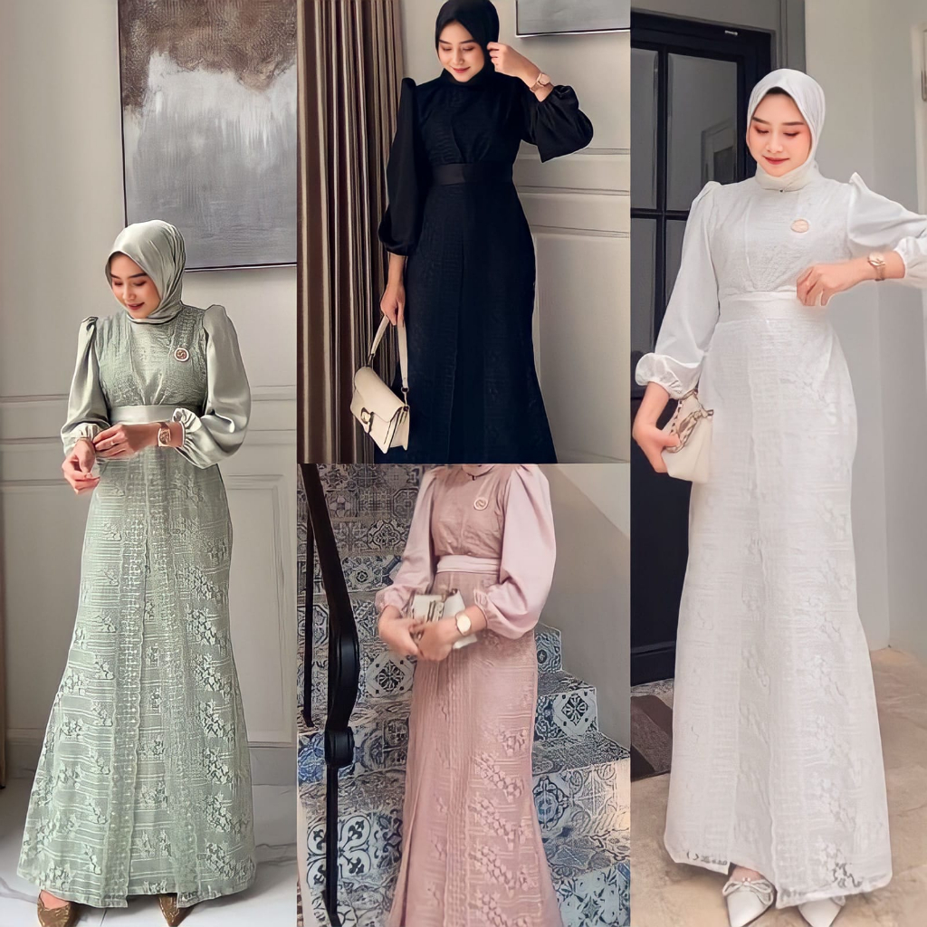 Dress pesta best sale hijab modern