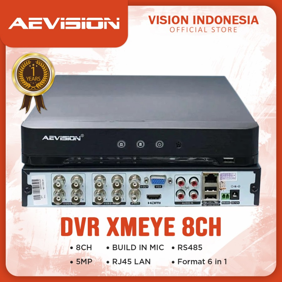 Dvr xmeye hot sale 8 channel