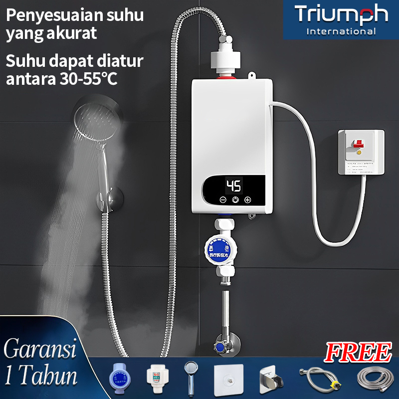 Jual Pemanas Air Hemat Energi Frekuensi Konversi / Pemanas Air Listrik  Instant Dinding / Pemanas Air Portabel / Pemanas Air Mandi / Water Heaters  | Shopee Indonesia