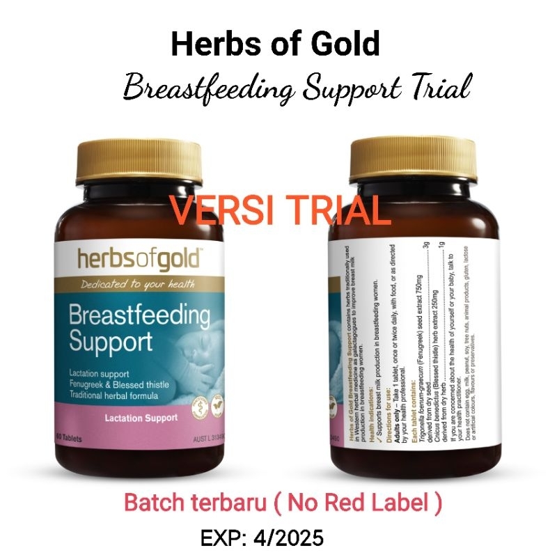 Breastfeeding support deals herbs of gold