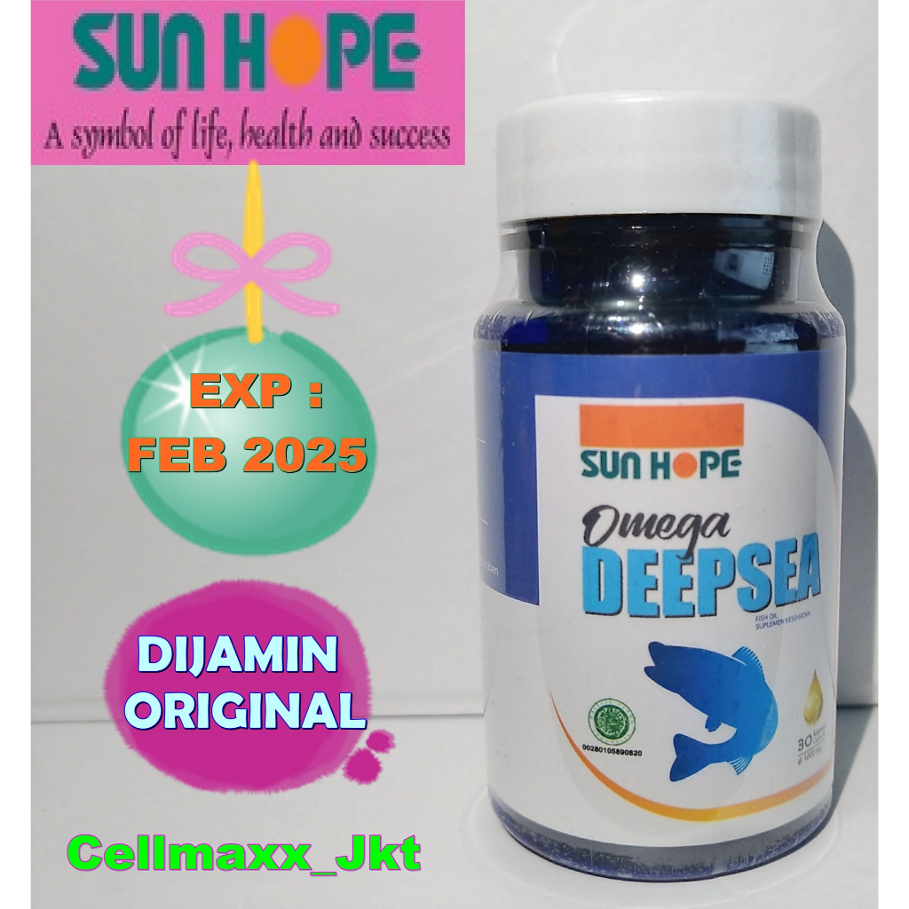 SUN HOPE DEEP SEA SUNHOPE OMEGA 3 MINYAK IKAN SALMON