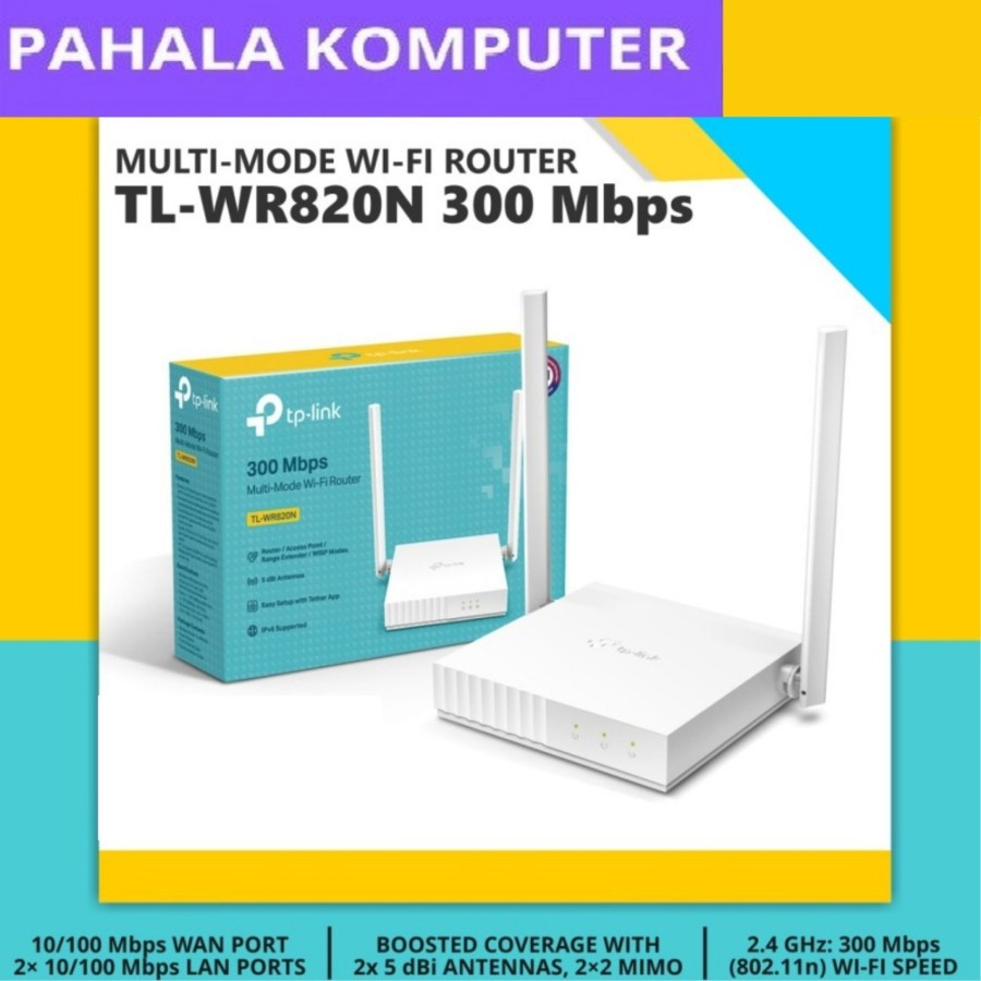 TL-WR820N, 300 Mbps Multi-Mode Wi-Fi Router