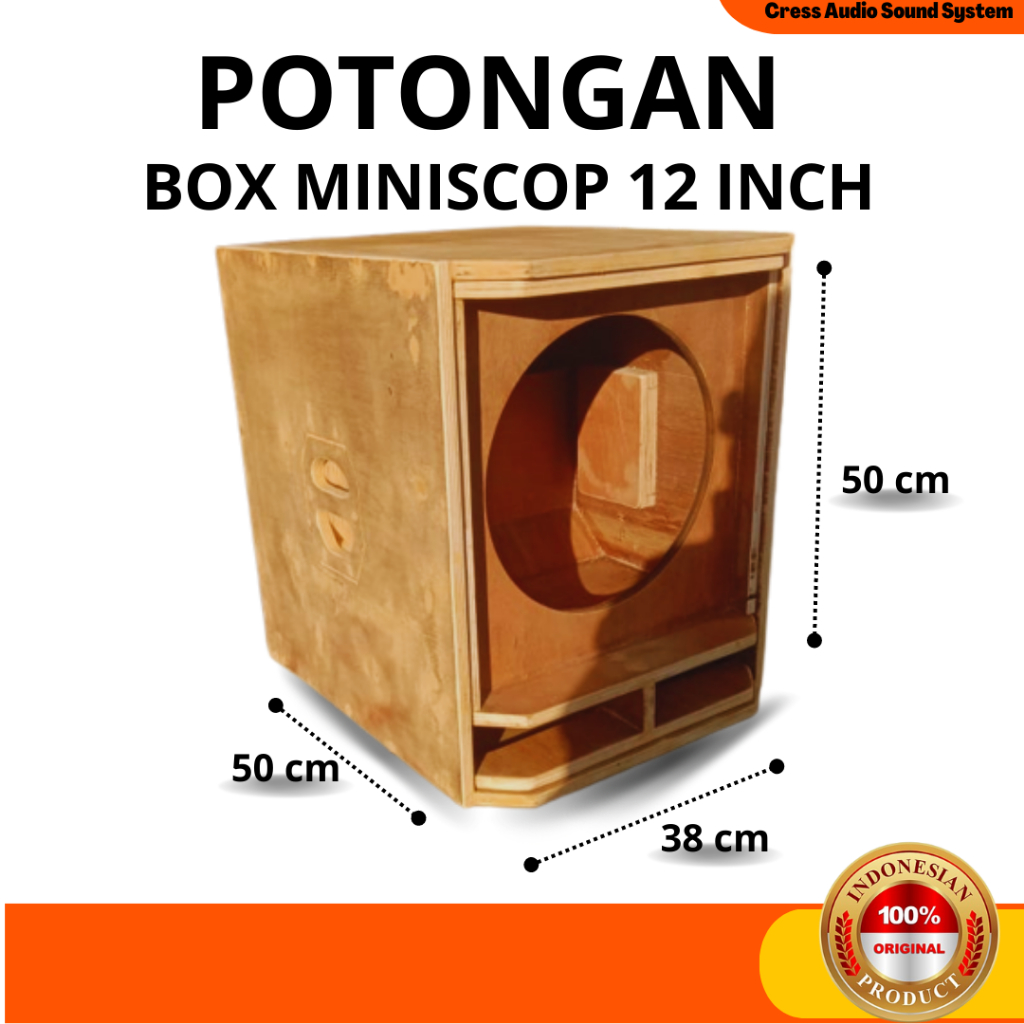 Jual POTONGAN Box Sound System Speaker Subwofer Miniscop 12 Inch Papan  Triplek 12mm 15mm 18mm