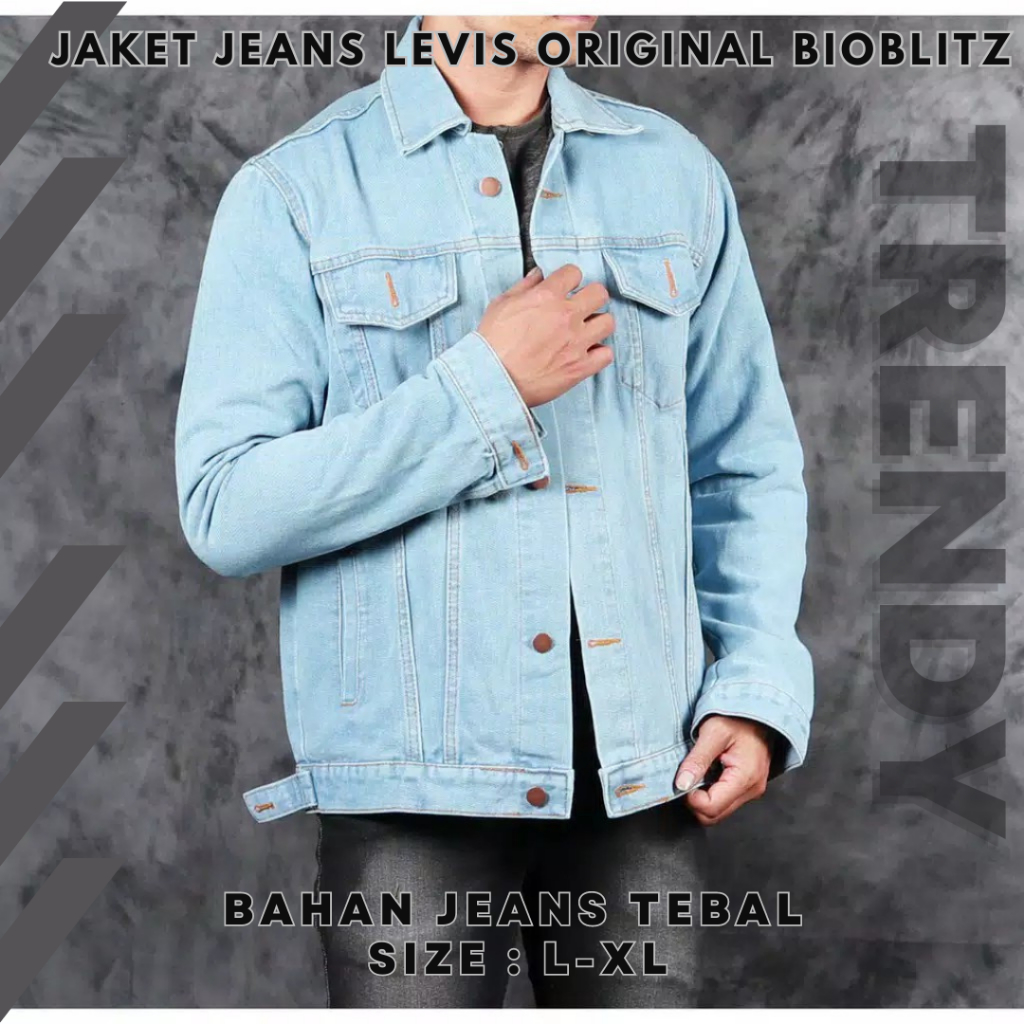 Jaket denim best sale levis original