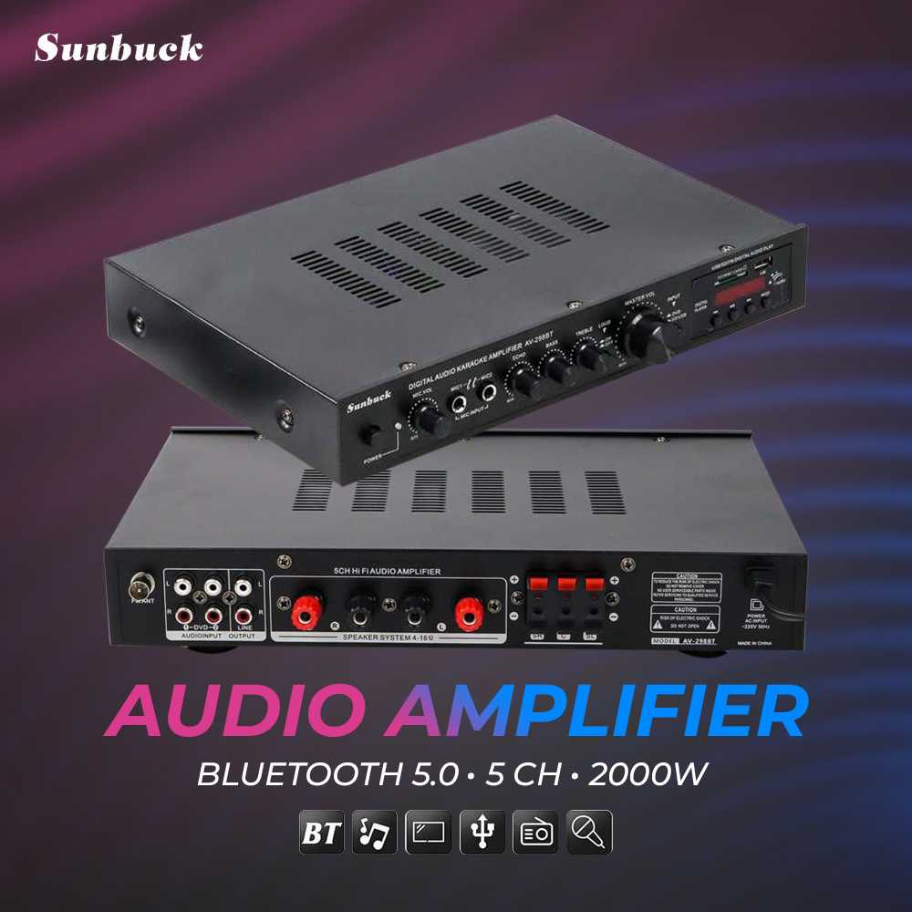 Ampli karaoke Sunbuck AV-298BT