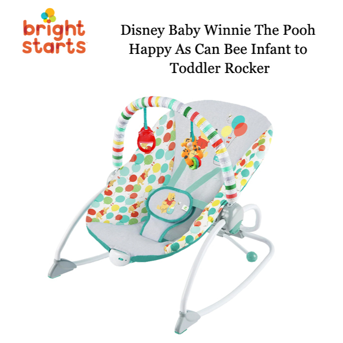 Disney baby winnie the pooh hot sale happy as can bee rocker