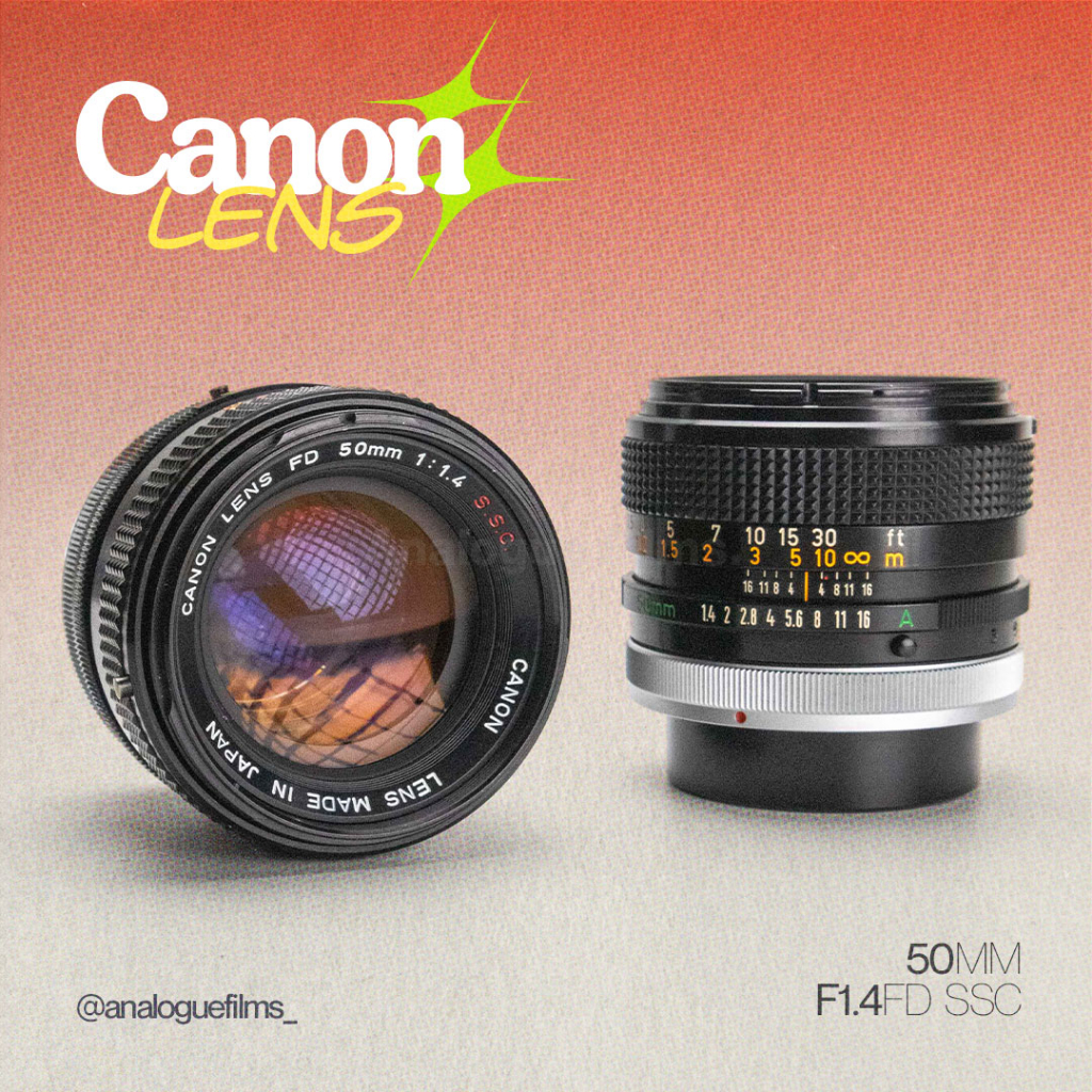 Jual Lensa Manual Canon 50mm f1.4 SSC Super Mulus Normal