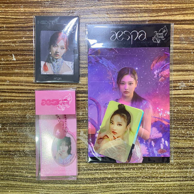 aespa エスパ カリナ ニンニン トレカ グッズ ホログラム マグネット