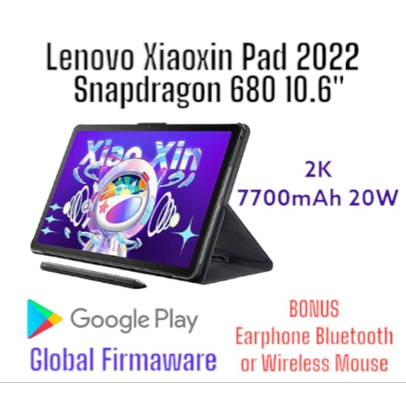 Original Lenovo Xiaoxin Pad 2022 10.6 Inch 2K Full Screen Snapdragon 680  Octa Core 4+64GB/6+128GB Memory 7700mAh Mini Tablet - AliExpress