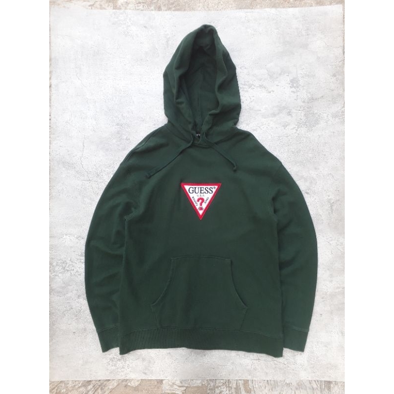 Guess deals hoodie green