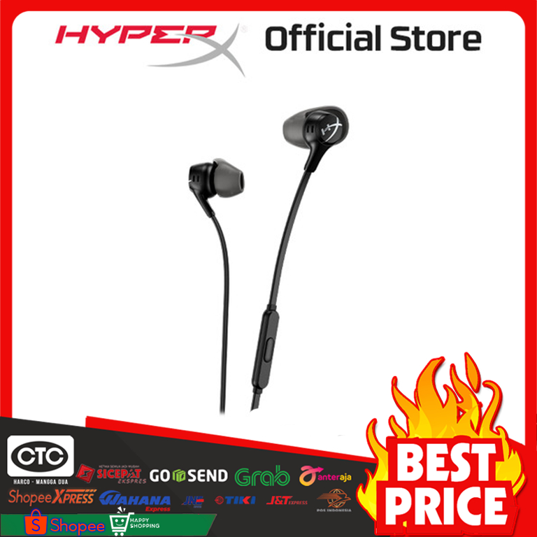 HyperX Cloud Earbuds II 14mm Drivers Four Eartips 40 OFF