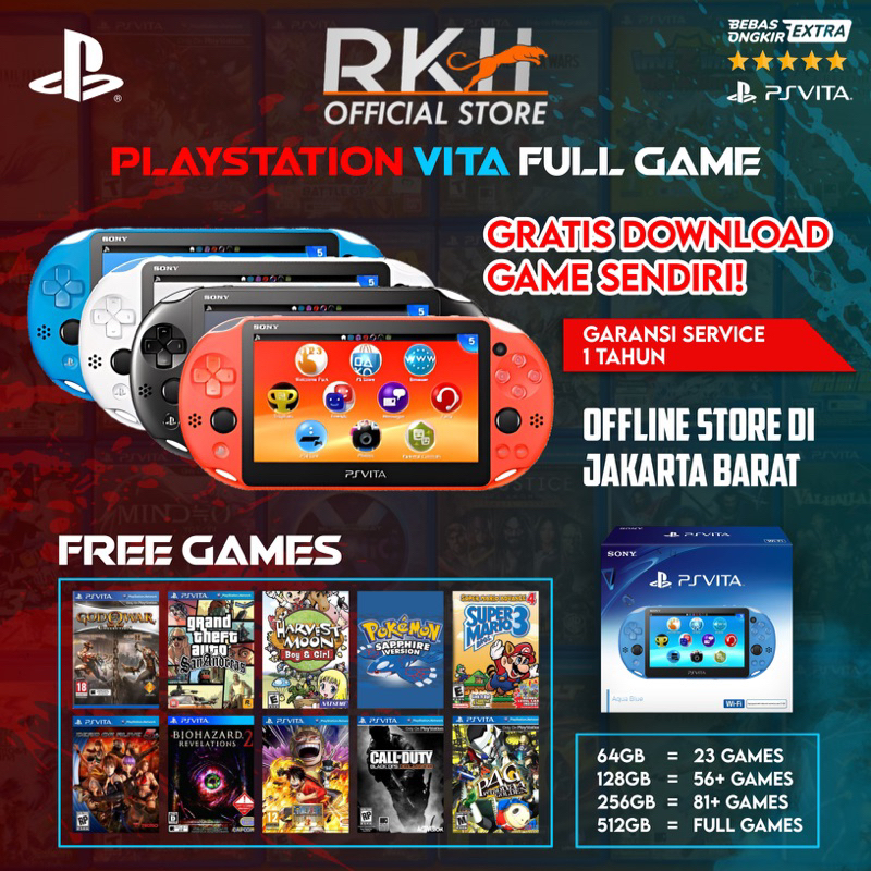 Henkaku ps best sale vita games