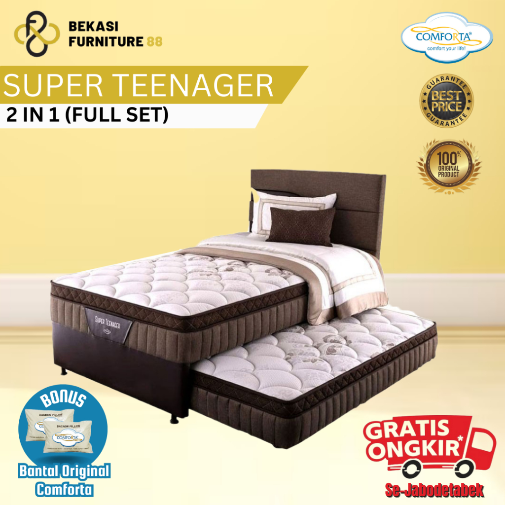 Comforta Comfort Choice Full Bed Set 160 / 180 / 200 / 120 / 100 / 90 -  120x200 di Premium_mebel_samarinda | Tokopedia