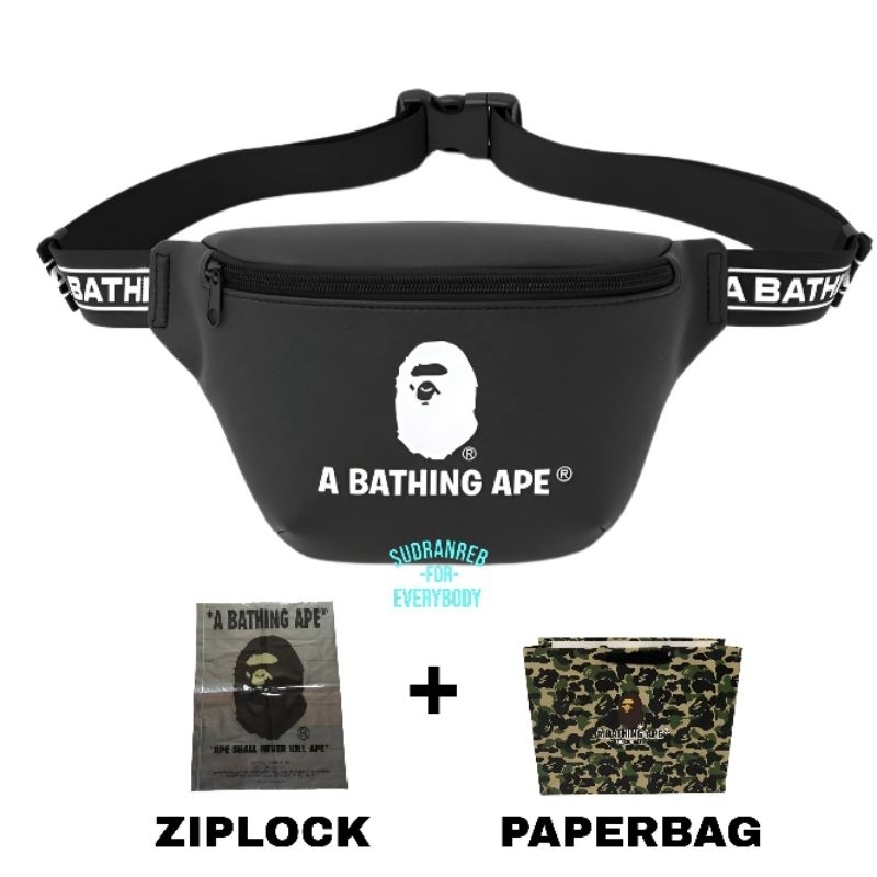 Bathing ape waist bag sale