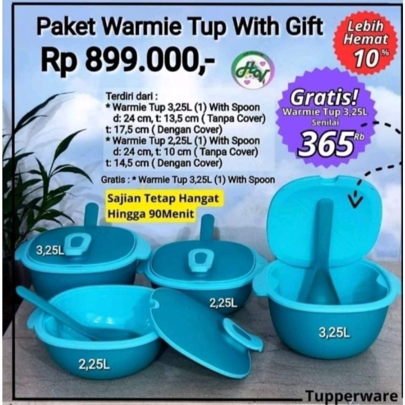 Tupperware Promo Beverage Buddy 1.9L Botol Minum / Free Bubble wrap