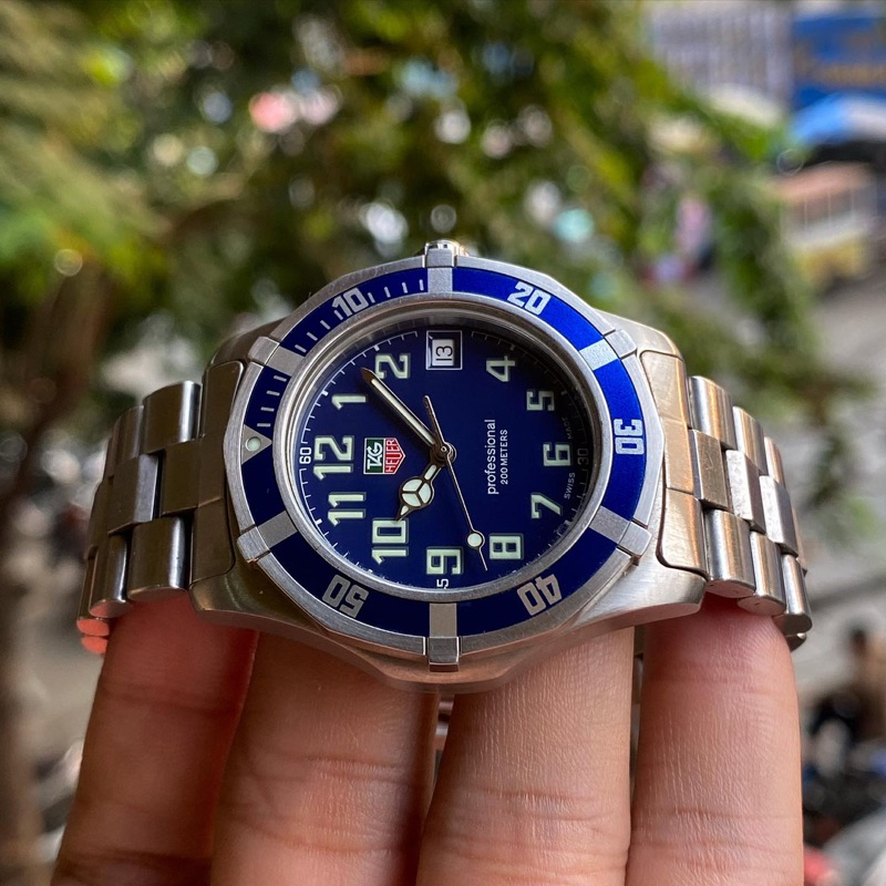 Jual Tag Heuer Professional 2000 Blue dial Series WM1113 Quartz