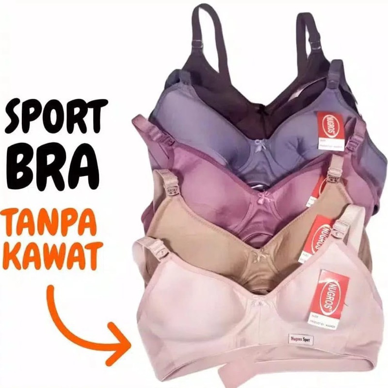 Bra wanita/ sport bra/Bra tanpa busa Tanpa kawat - 34 di  Ayubusana-underwear | Tokopedia