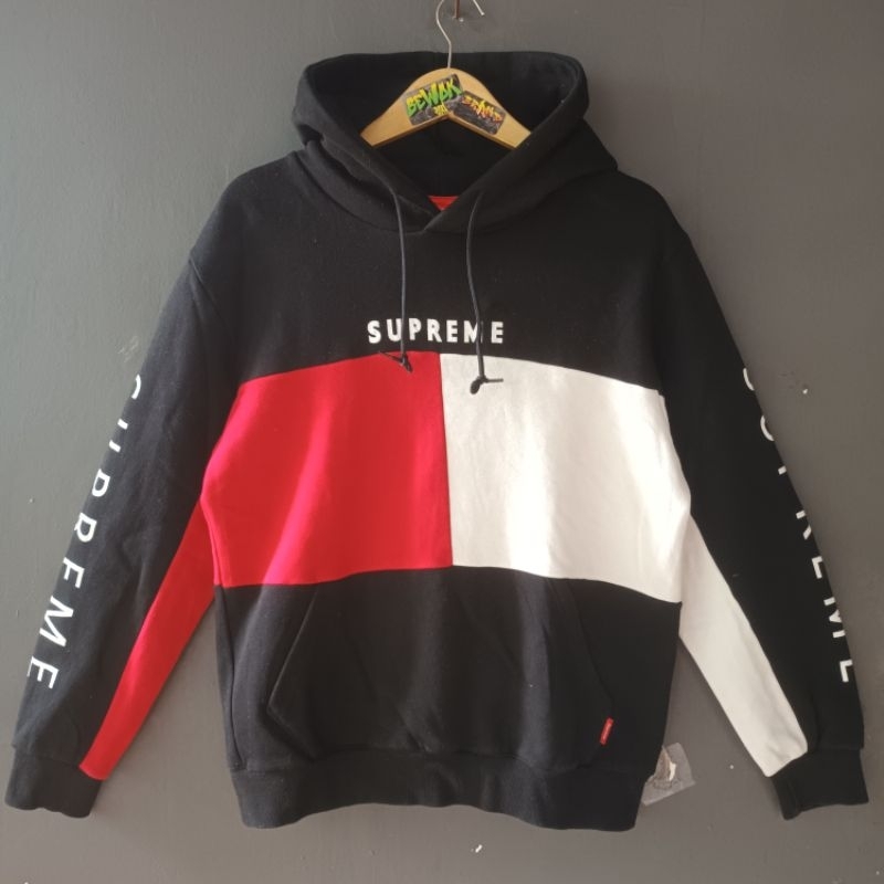 Supreme korean 2025 flag hoodie