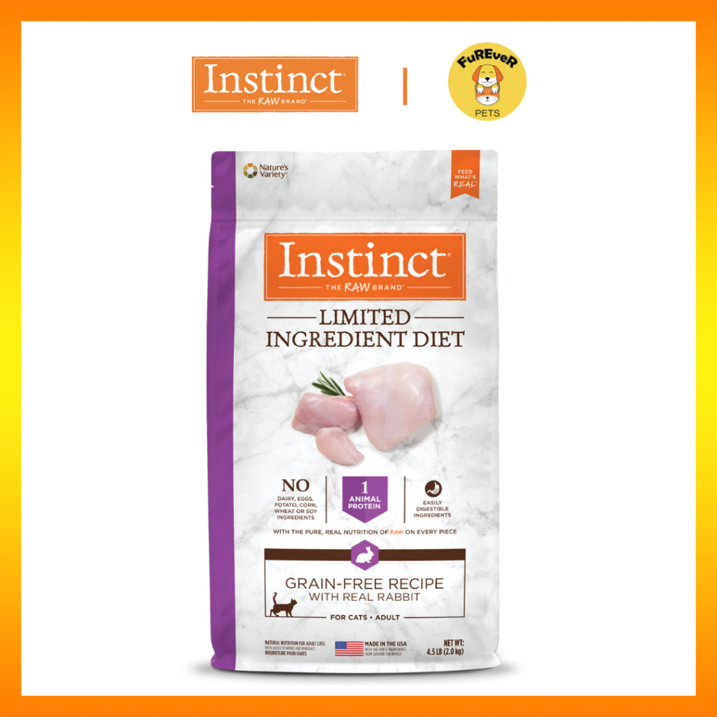 Instinct limited ingredient clearance rabbit cat food reviews