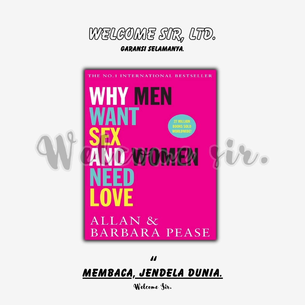 Jual Why Men Want Sex And Women Need Love | Shopee Indonesia