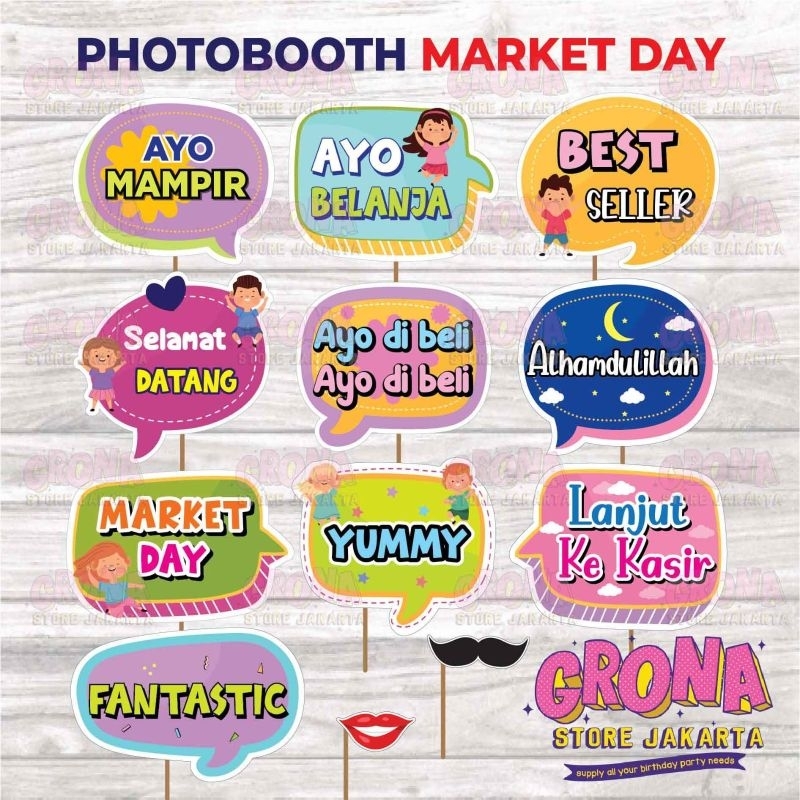 day/　Jual　Market　Photobooth　Acc　Photo　Market　Props　day　Aksesoris　foto　Shopee　Indonesia