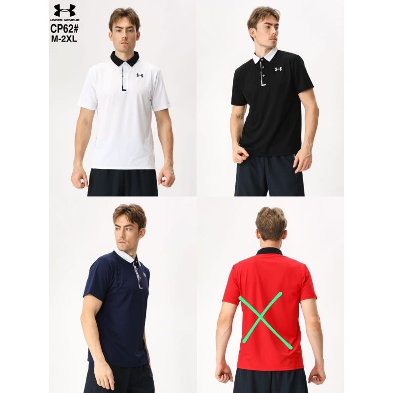 Jual Kaos polo under armour heat gear baju berkerah polo shirt