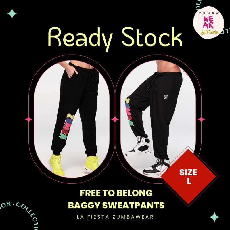 Jual free to belong baggy sweatpants