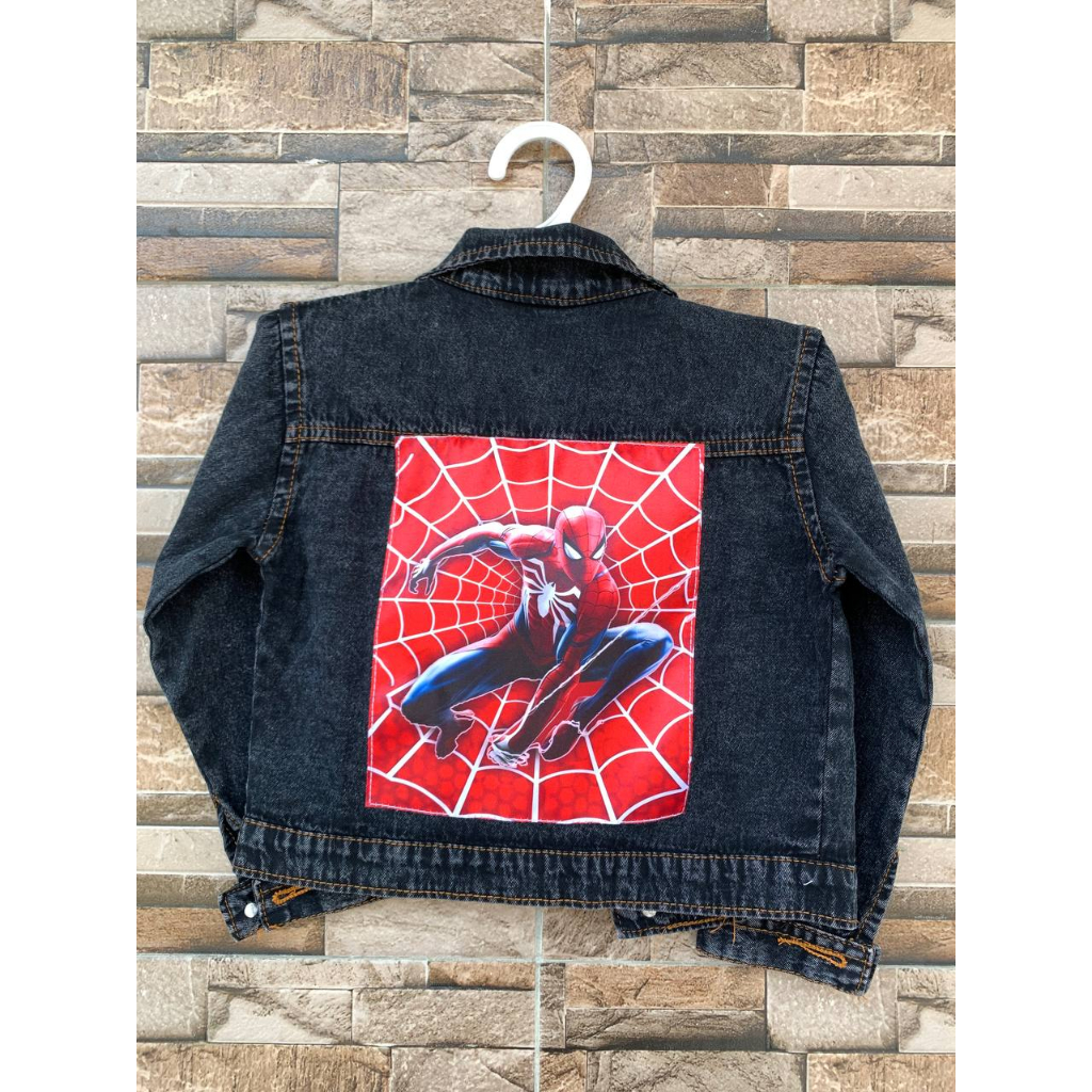 Spider man jean on sale jacket