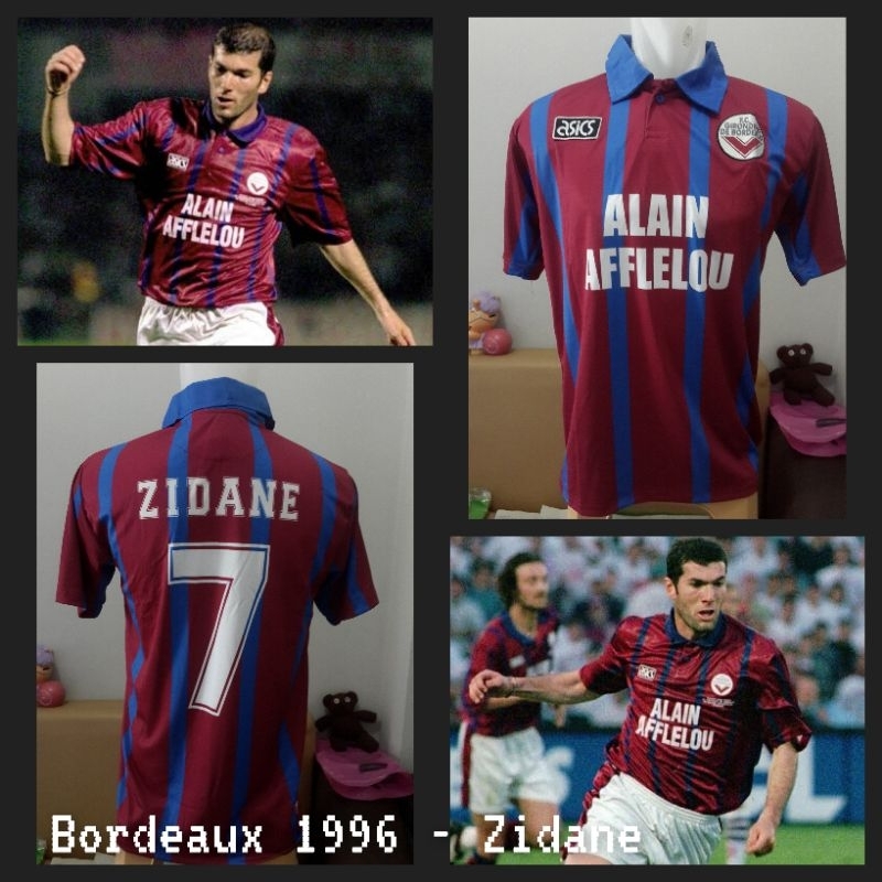 Zidane cheap bordeaux shirt