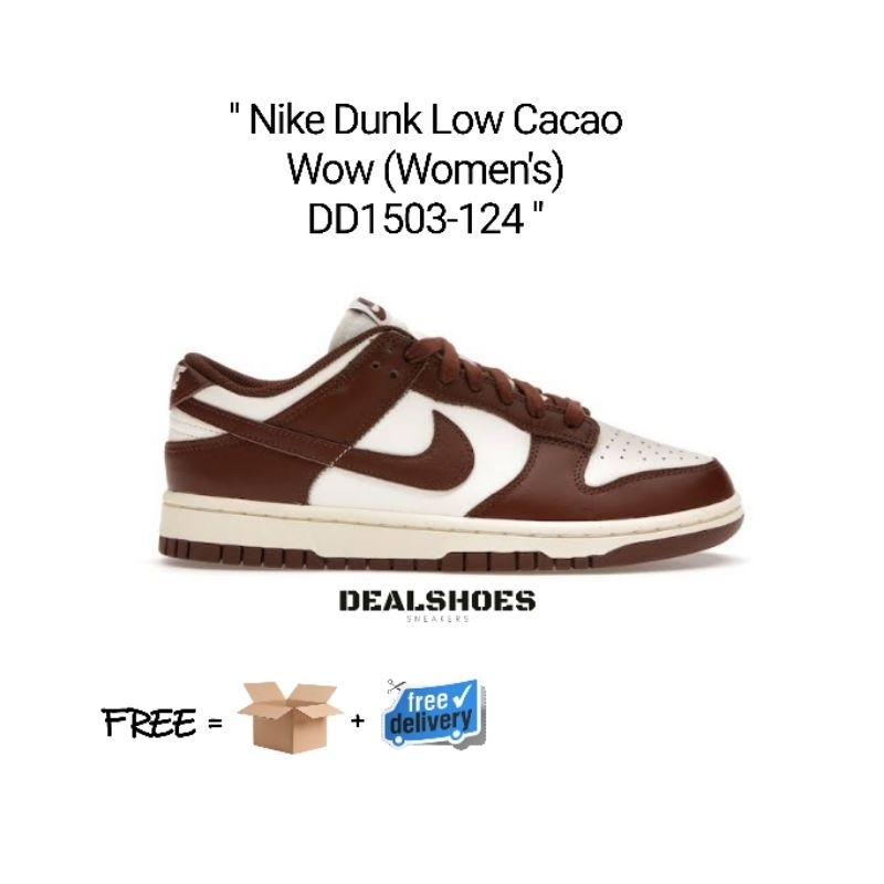 Nike Dunk Low Cacao Wow (Women's) 100% Authentic kode Artikel DD1503 -124