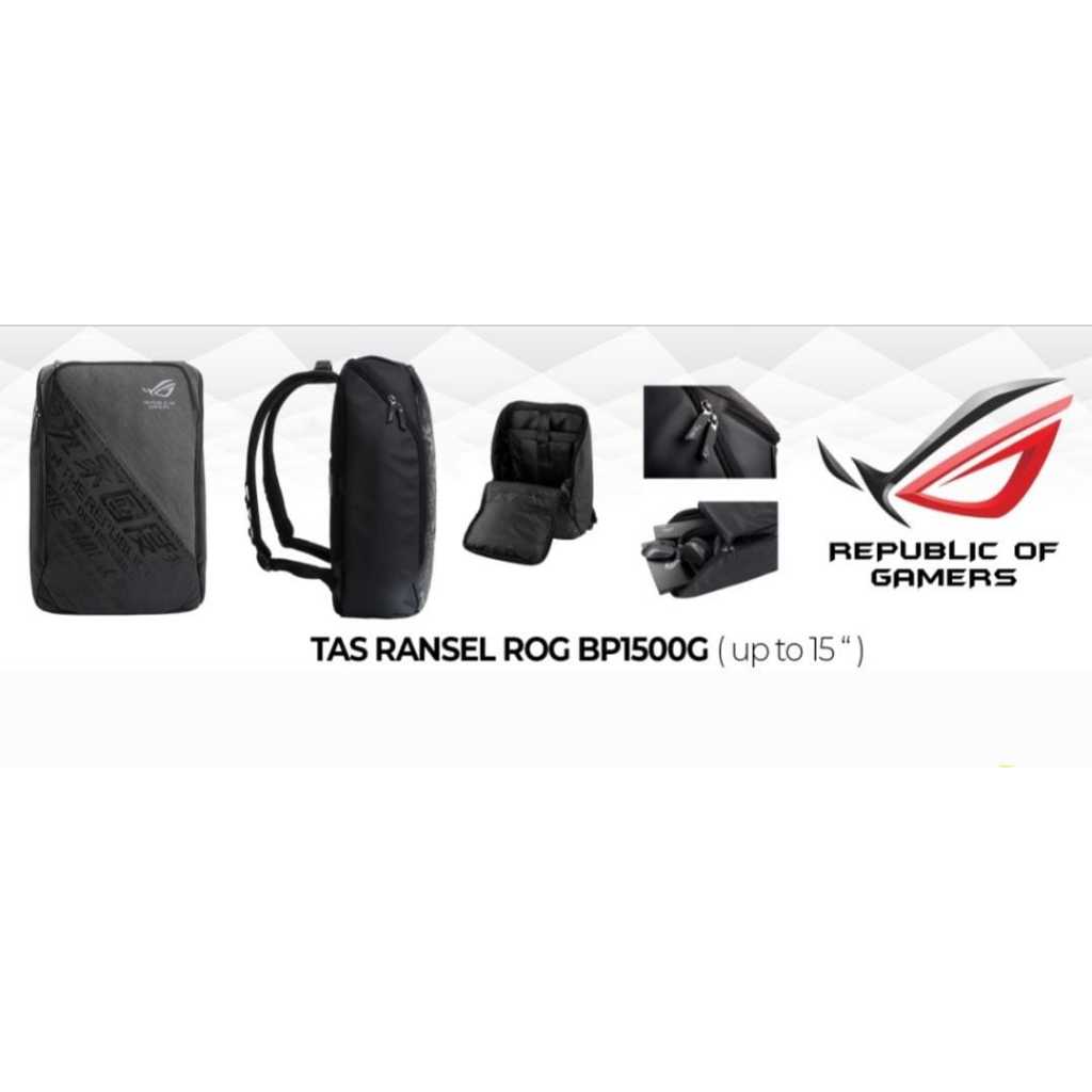 Jual TAS ASUS ROG RANGER BACKPACK BP1500G TAS LAPTOP ORIGINAL Shopee Indonesia