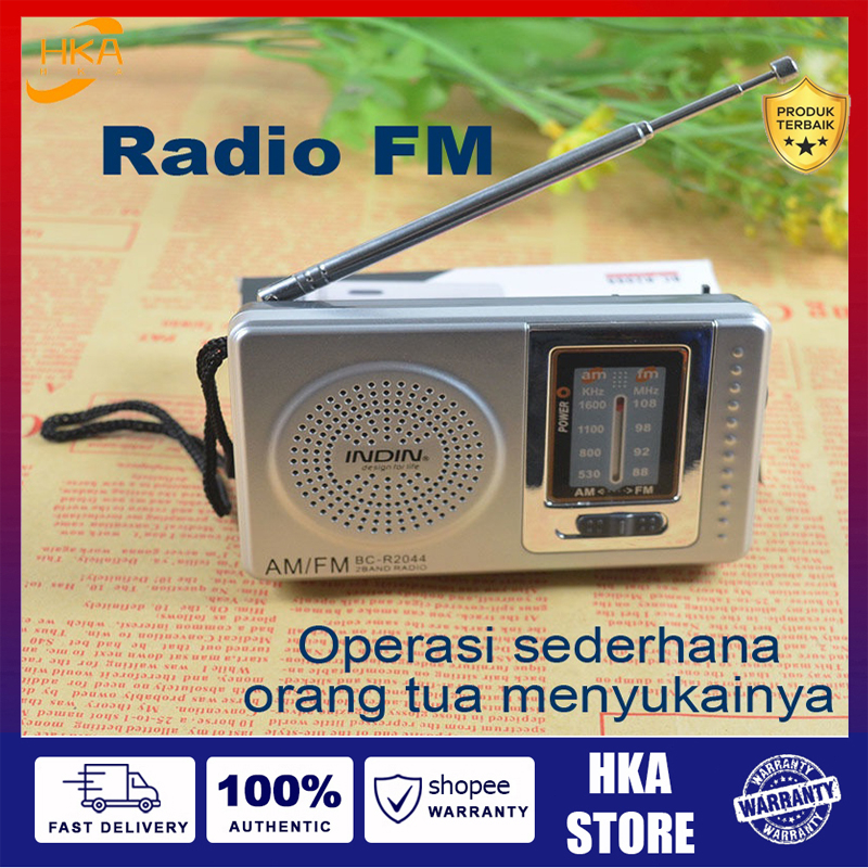Jual Baru AM FM Radio Radio Mini Radio Portable Untuk mendengarkan berita/ radio/musik