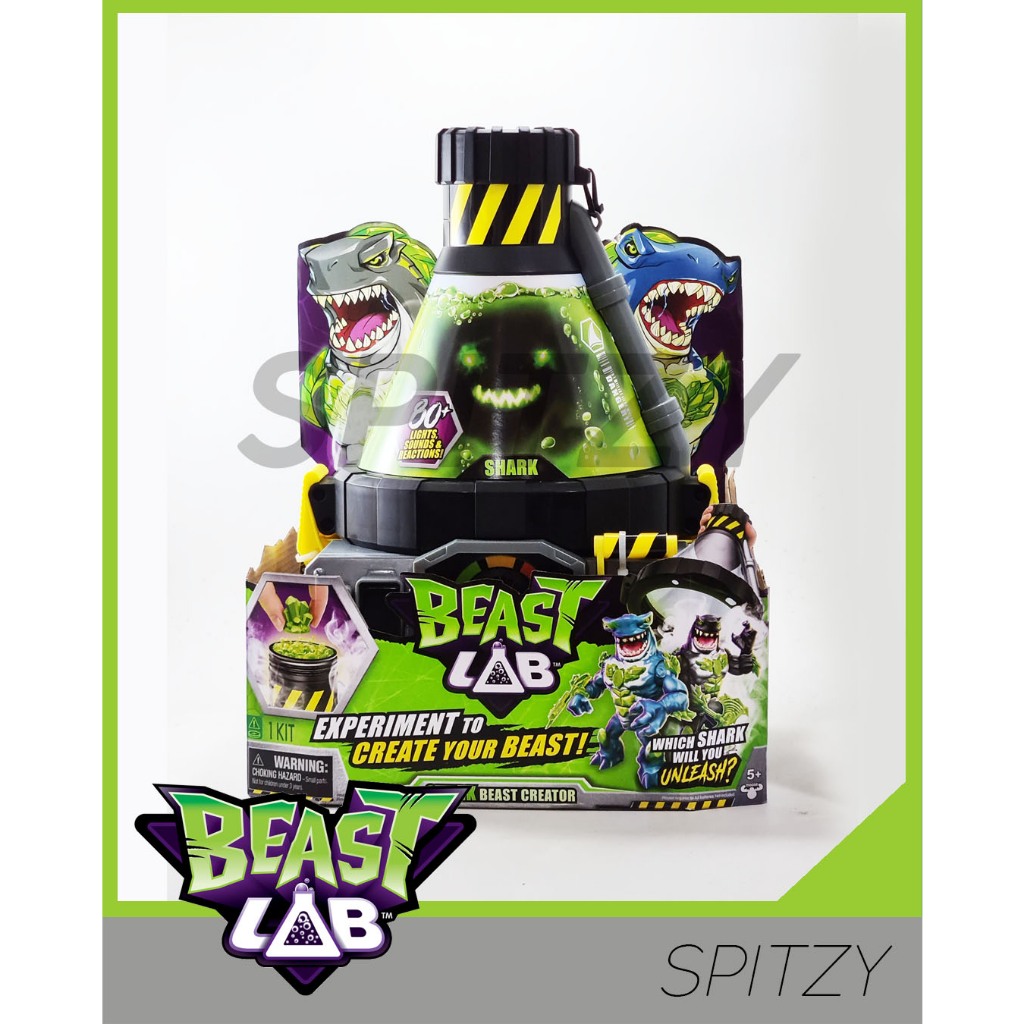 – Shark Beast Creator. Add Ingredients & Follow The Experiment's Steps to  Create Your Beast! with Real Bio Mist & 80+ Lights, Sounds and Reactions –