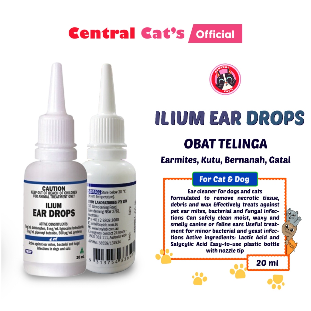 Ilium ear hot sale drops petstock