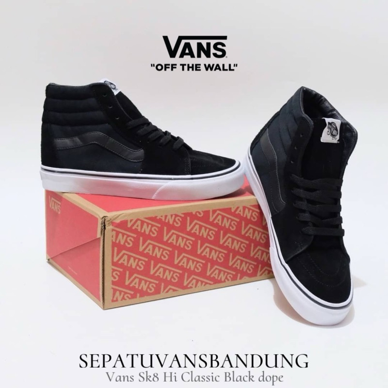 Vans sk8 clearance hi black dope