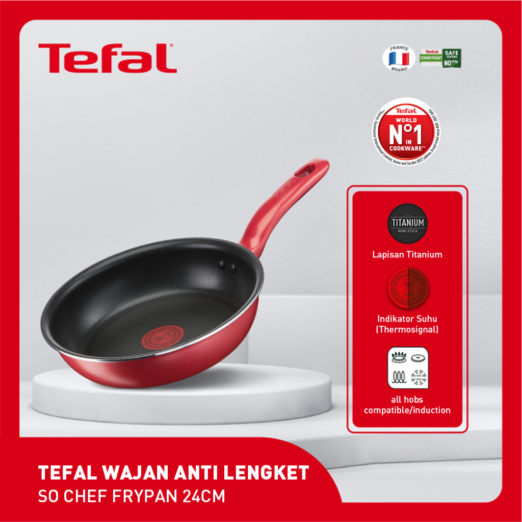 Tefal So Chef Ih Frypan Cm Off