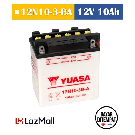 Batería Moto Yuasa 12N10-3B - 12V - 10Ah