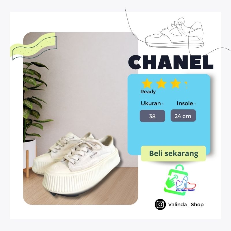 Harga hot sale chanel sneakers