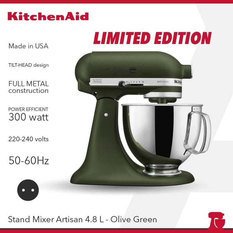 Kitchenaid 5ksm150psepk stand mixer for 220/240 volts