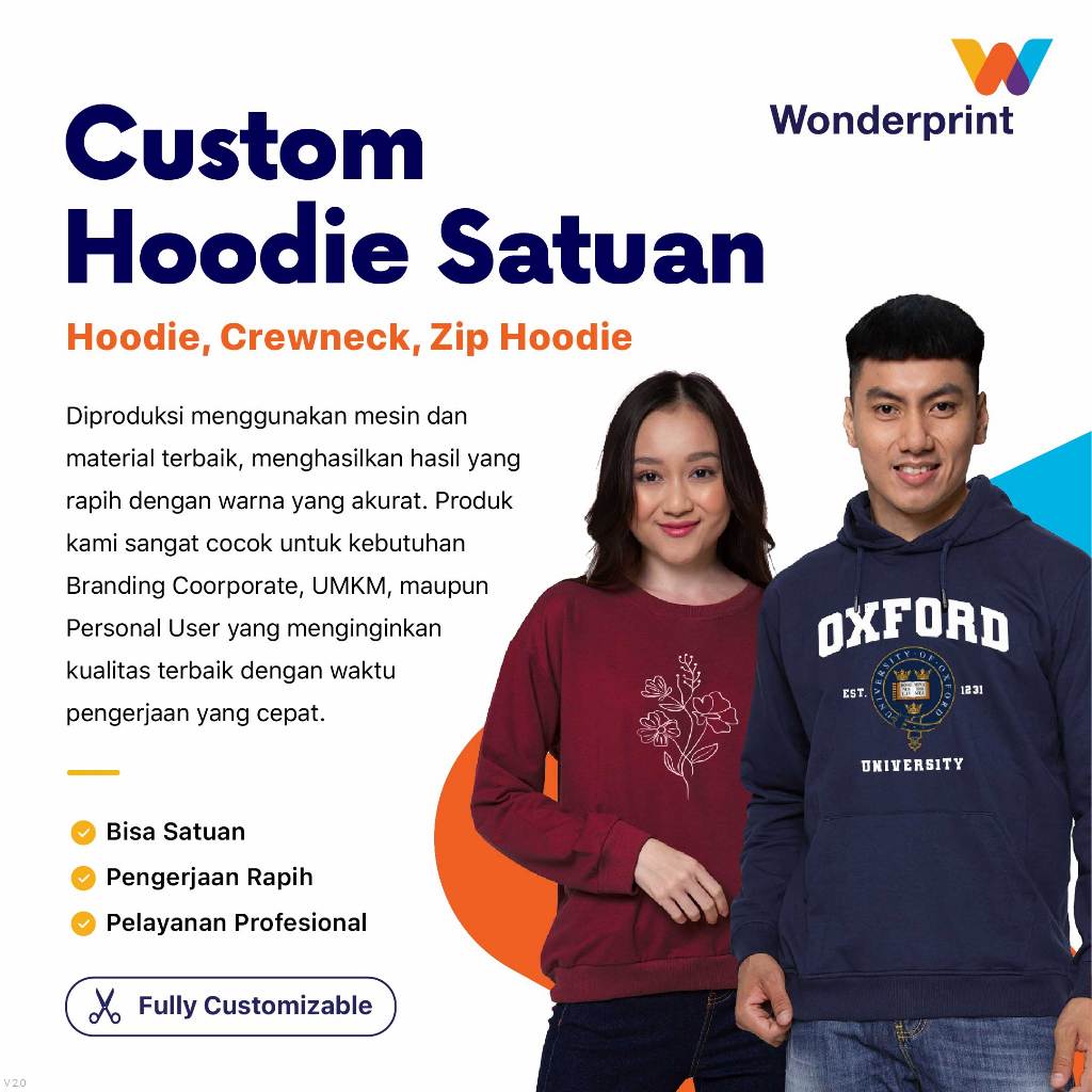 Custom store sweater satuan